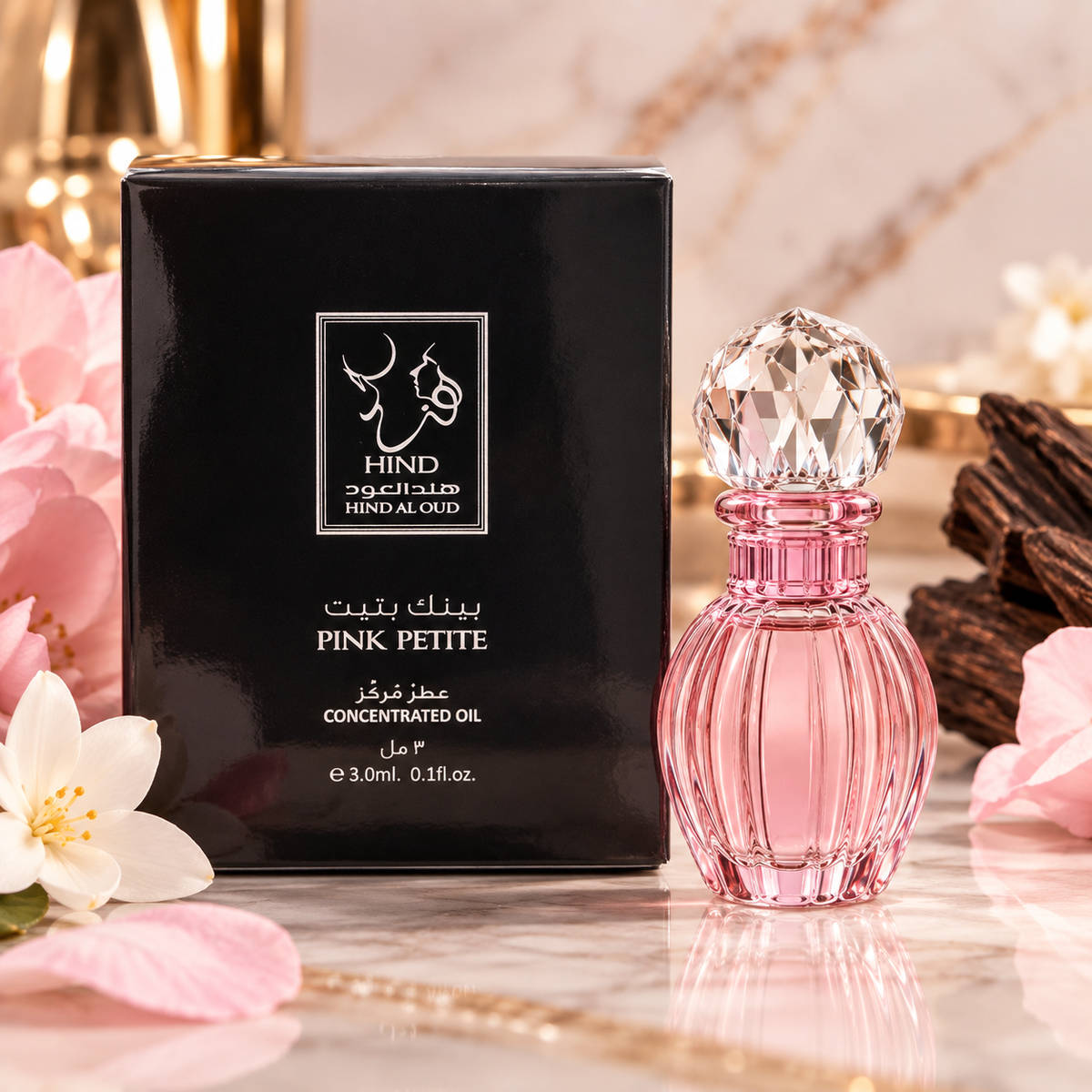 Hind Al Oud Pink Petite Concentrated Perfume Oil — 3 ml